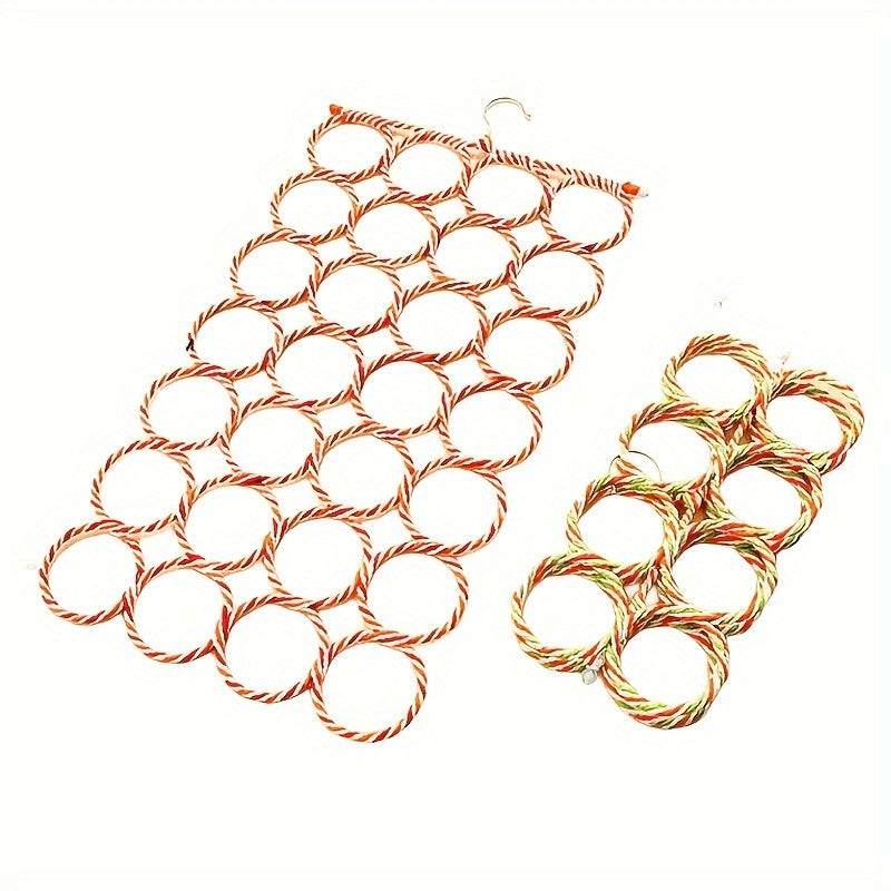 Plastik sharf tashkilotchisi tutqichlari 12 ta halqali shkaf saqlash uchun