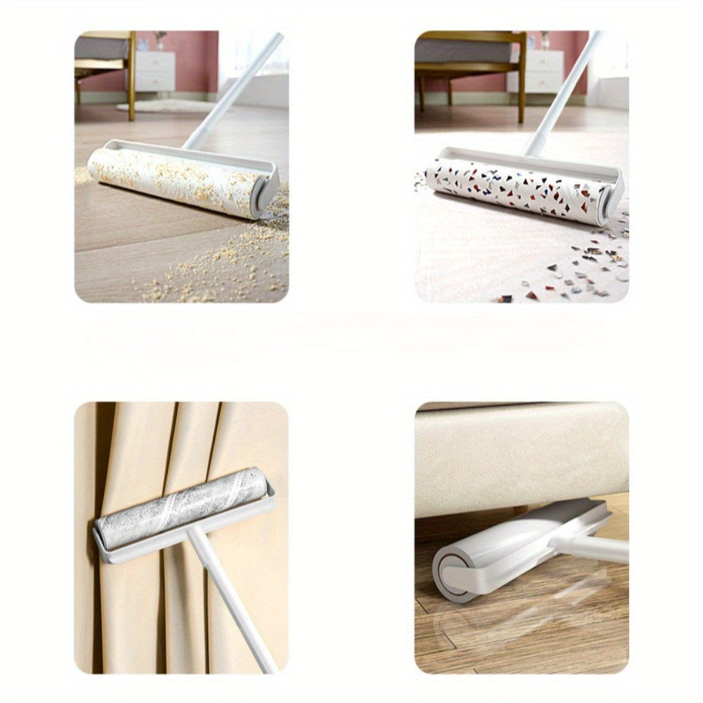 Hayvon sochlarini olib tashlash uchun rulonli to'plam, cho'ziladigan tayoq va parcha varaqalari bilan mebel va kiyimlar uchun