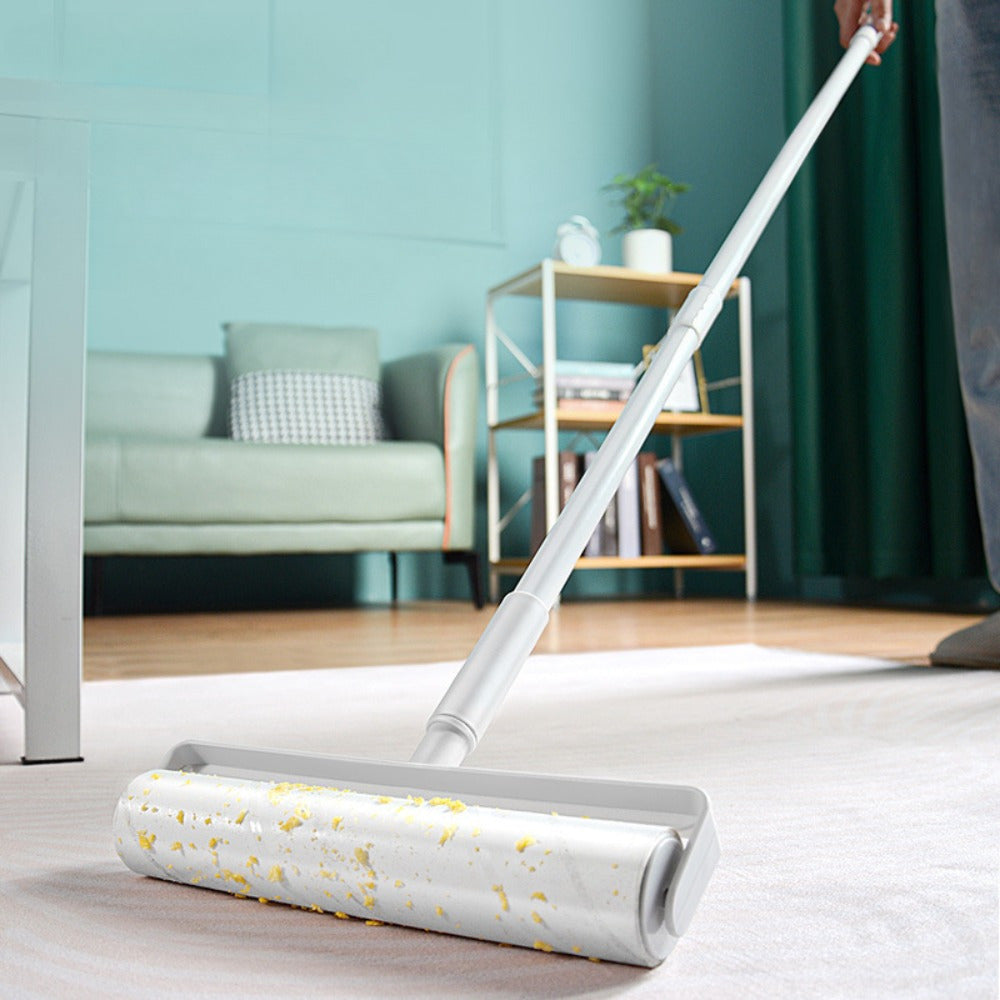 Hayvon sochlarini olib tashlash uchun rulonli to'plam, cho'ziladigan tayoq va parcha varaqalari bilan mebel va kiyimlar uchun