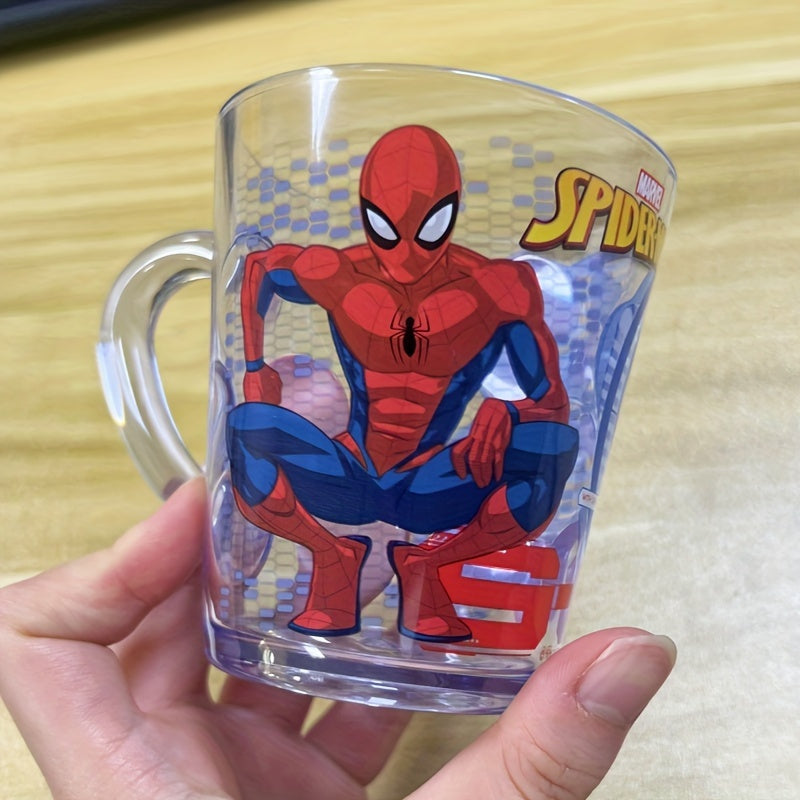Botella de agua para niños de 260ml con diseño de Spiderman, portátil y a prueba de fugas