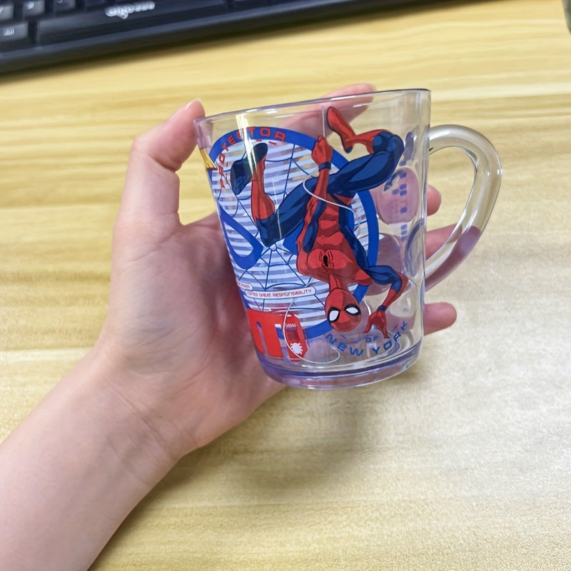 260ml Kids Water Bottle with Spiderman Design, Portable and Leakproof
