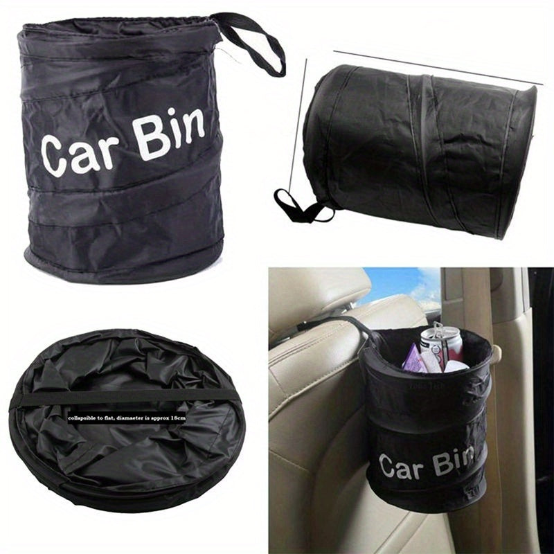 Universal Collapsible Car Trash Can Foldable Rubbish Bin Vehicle Storage