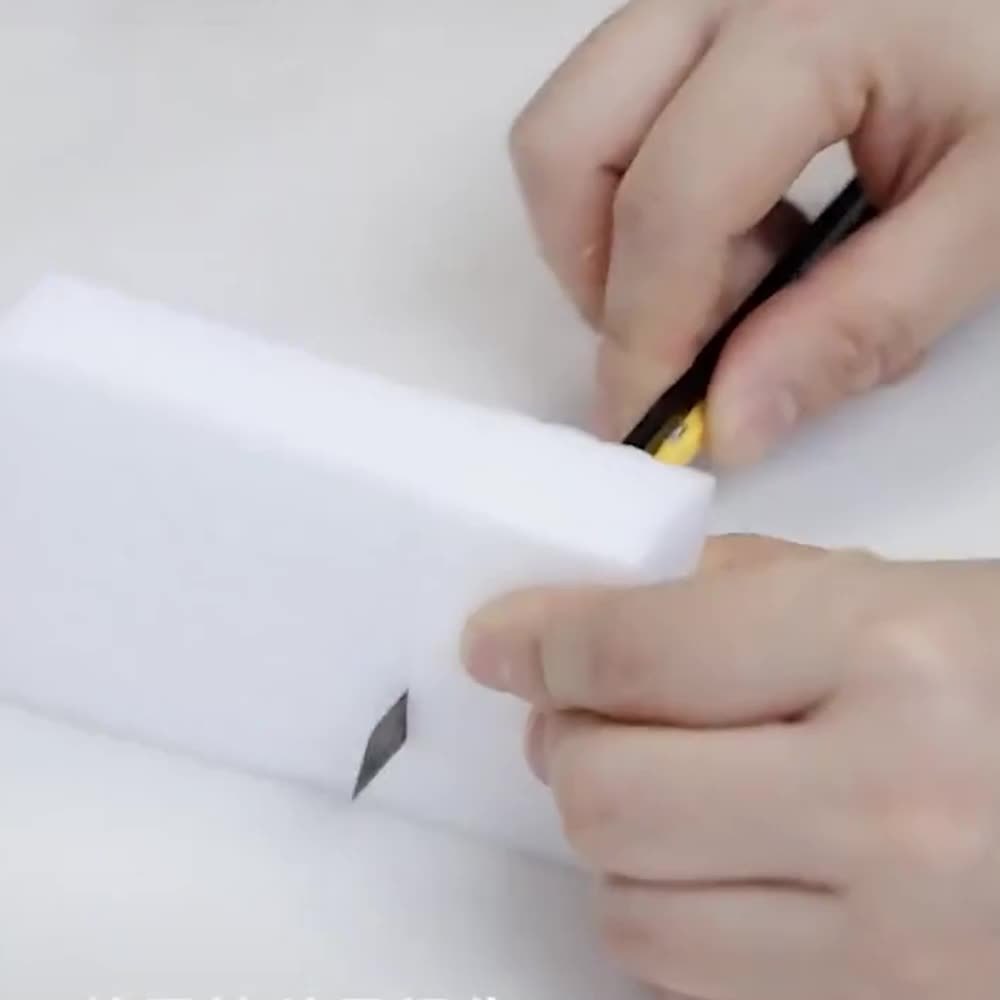 Set of 10 Multi-Purpose Nano Cleaning Sponges for Glass, Metal, Counters