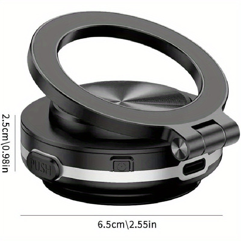 Magnitli avtomobil telefon uchun tutgich simsiz 360° burilish kuchli yopishqoq universal