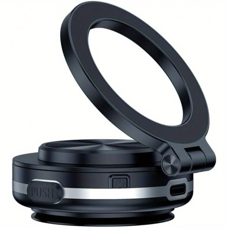 Magnetic Car Phone Holder Wireless 360° Rotation Strong Suction Universal