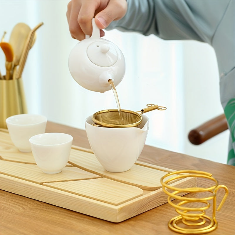 Metal Choy Filtrlari, Paslanmaydigan Po'lat Choy Oqish Filtri Tarmog'i, Choy To'plamlari Uyda Choy Stolida Foydalanish Uchun. Oshxona Asboblari va Ta'minotlari.