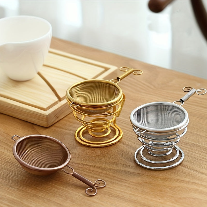 Металлические фильтры для чая, сетчатый фильтр для защиты от протечек из нержавеющей стали, аксессуары для чайных сервизов для домашнего использования на чайных столиках. Кухонные принадлежности и инструменты.