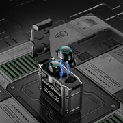 Wireless Open-Back Waterproof Earbuds with Touch Control and Condenser Microphone