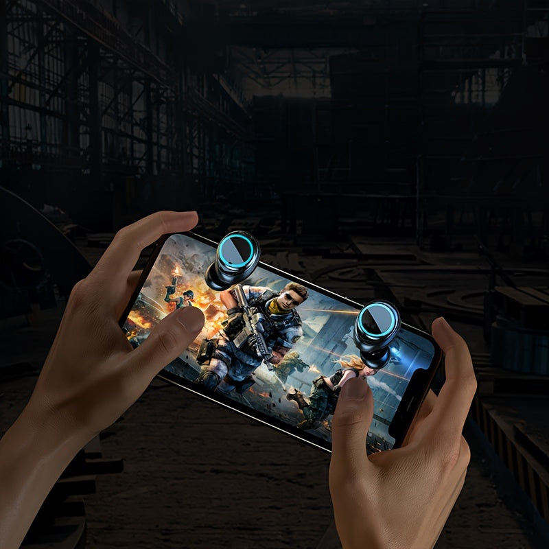 Wireless Open-Back Waterproof Earbuds with Touch Control and Condenser Microphone