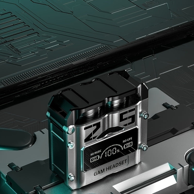 Wireless Open-Back Waterproof Earbuds with Touch Control and Condenser Microphone