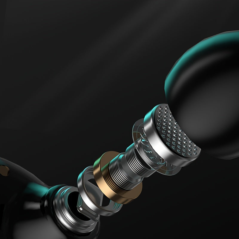 Wireless Open-Back Waterproof Earbuds with Touch Control and Condenser Microphone