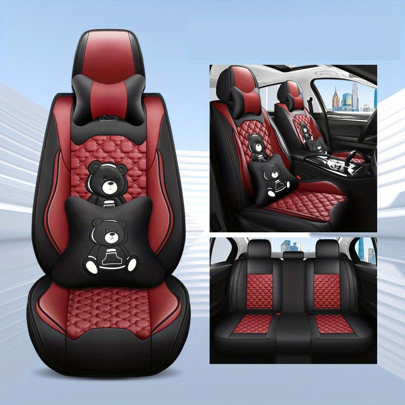 Barcha mavsumlar uchun avtomobil o'rindig'i qopqog'i, besh o'rindiqli SUV uchun to'liq yopiq o'rindiq yostiqchasi