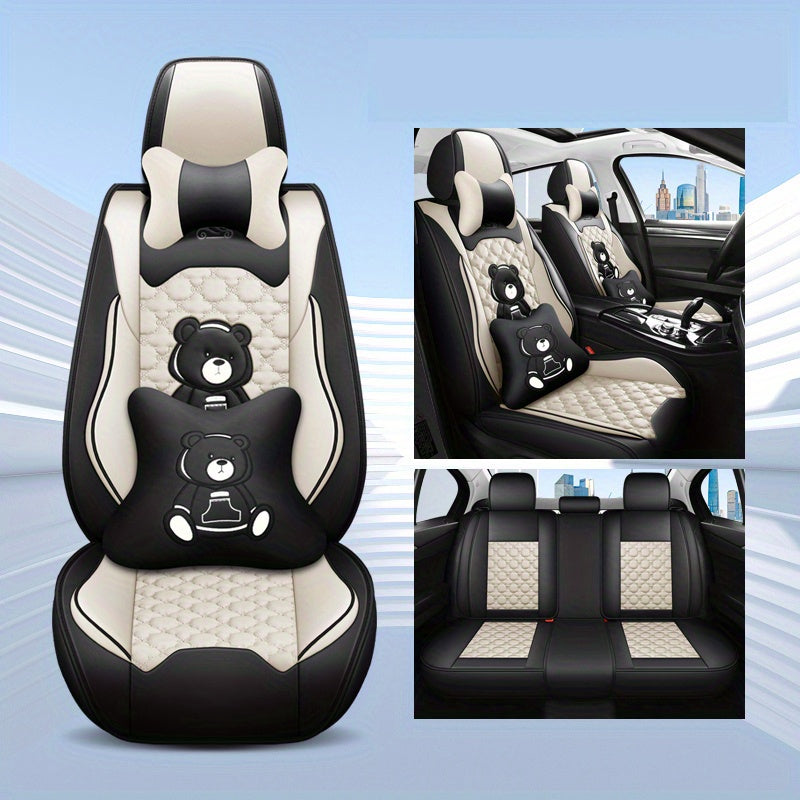 Barcha mavsumlar uchun avtomobil o'rindig'i qopqog'i, besh o'rindiqli SUV uchun to'liq yopiq o'rindiq yostiqchasi