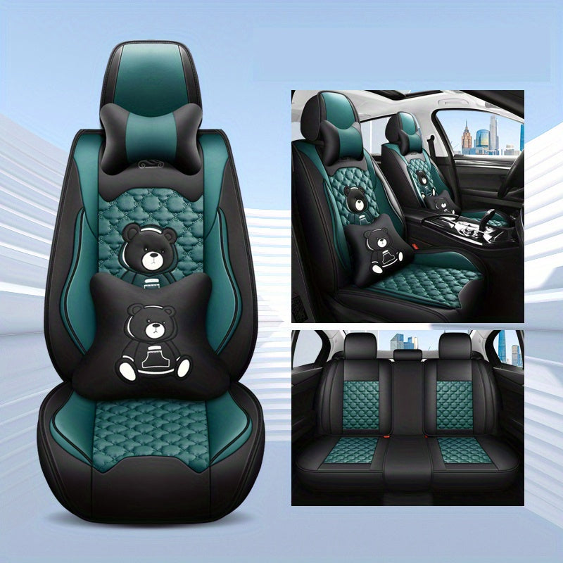 Barcha mavsumlar uchun avtomobil o'rindig'i qopqog'i, besh o'rindiqli SUV uchun to'liq yopiq o'rindiq yostiqchasi