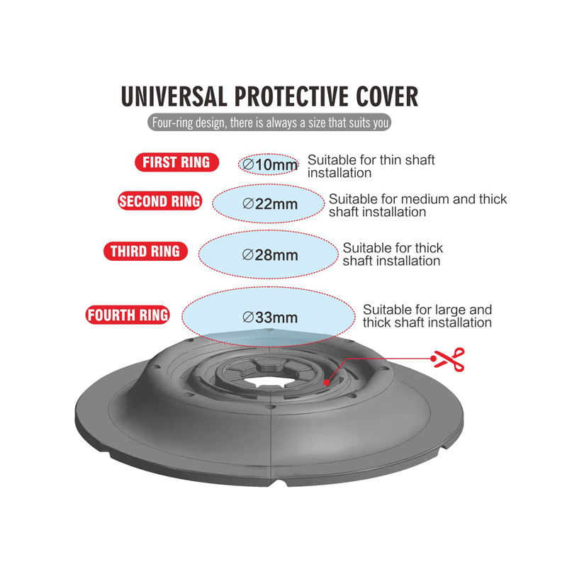 Universal Car Wiper Blade Hole Guard Cover Kit ABS Anti-Dust Rain Snow Protector