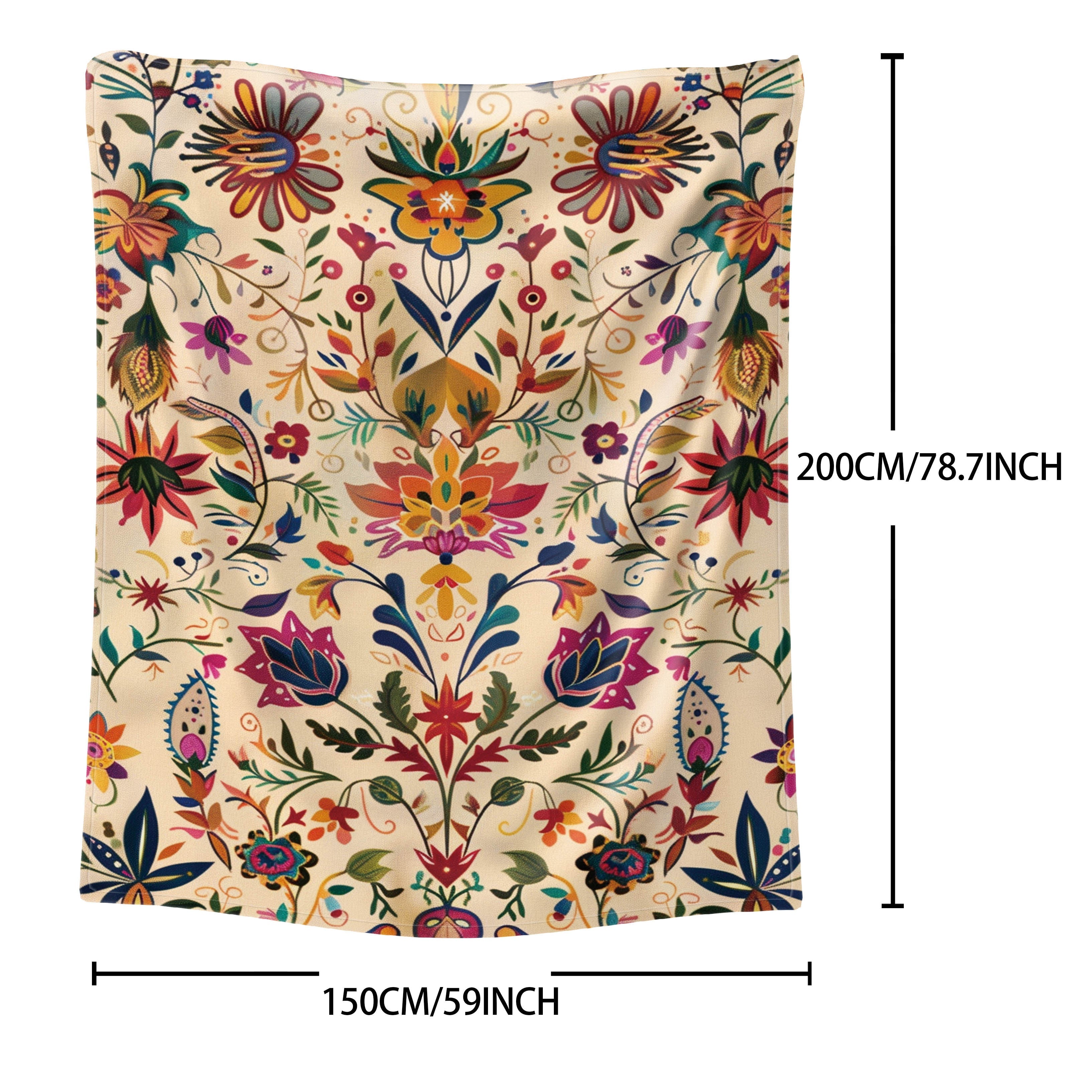 Плед из фланели в арабском стиле - мягкий, уютный и универсальный для кровати, дивана, офиса или кемпинга | Легкий, теплый и подходящий для всех сезонов, подарков или путешествий.