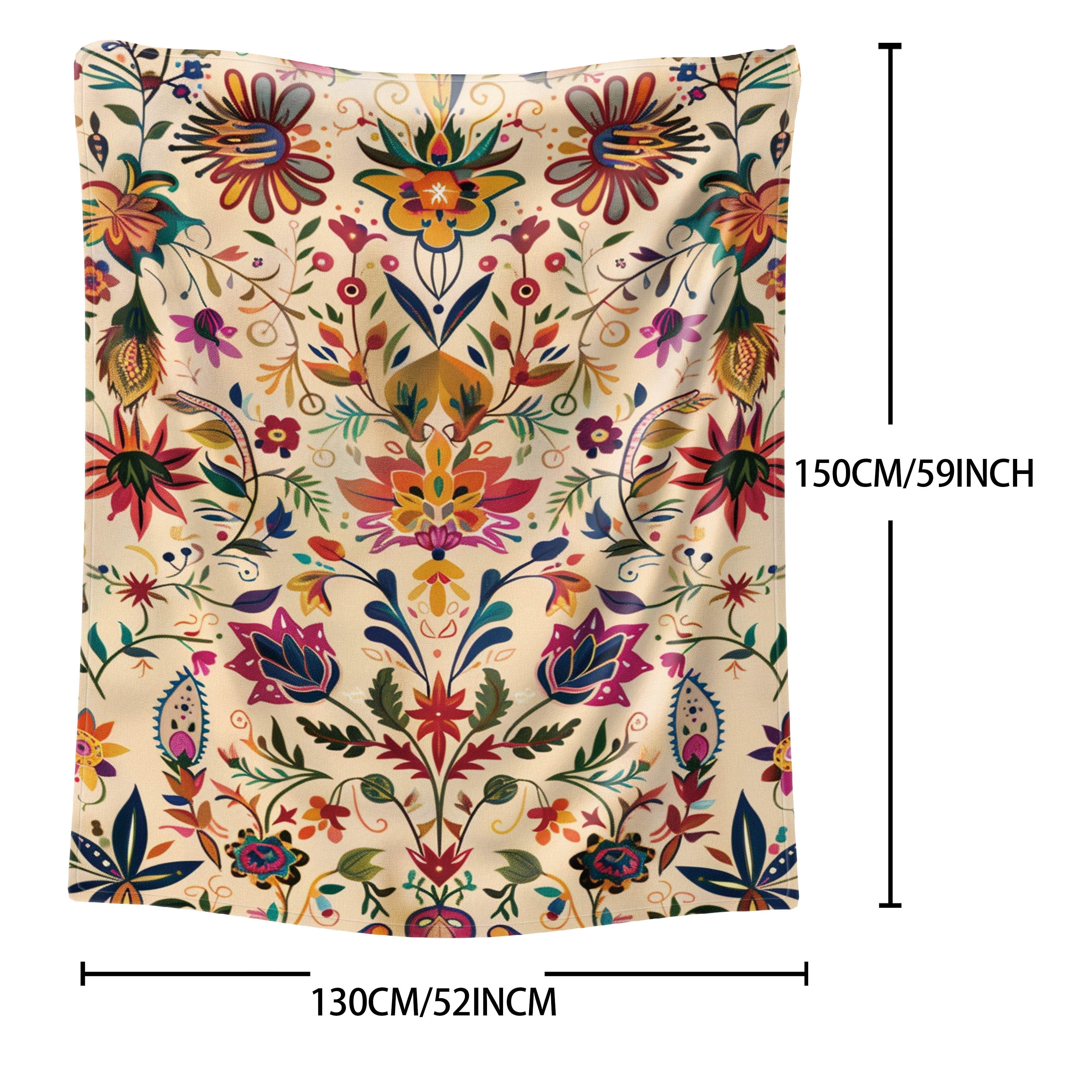 Плед из фланели в арабском стиле - мягкий, уютный и универсальный для кровати, дивана, офиса или кемпинга | Легкий, теплый и подходящий для всех сезонов, подарков или путешествий.