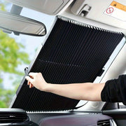 Sombrilla de sol para coche con protección UV, plegable, con película de aluminio reflectante para parabrisas y ventana trasera