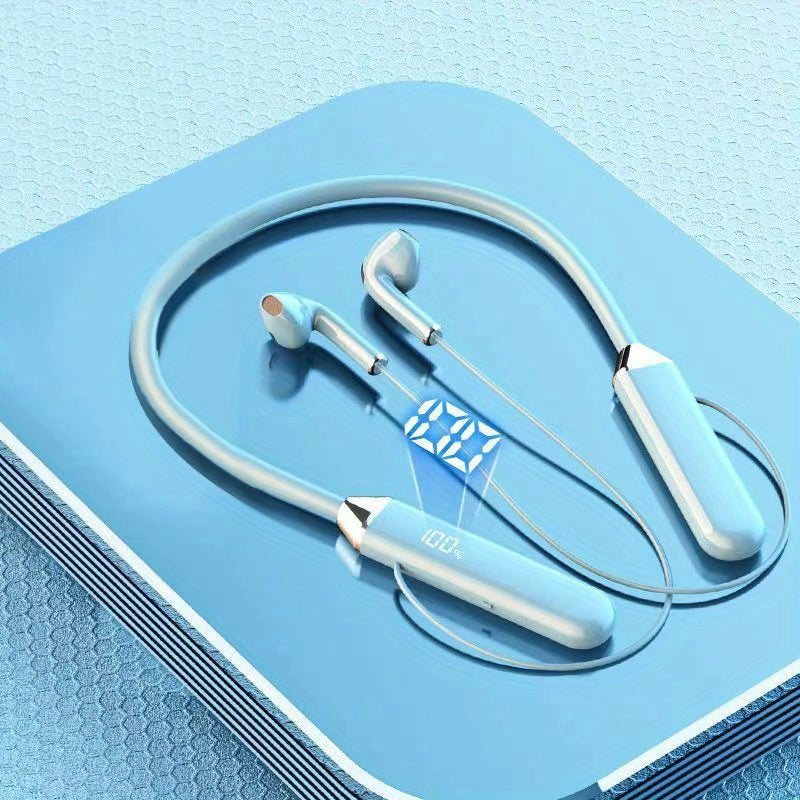 Auriculares de diadema inalámbricos con cancelación de ruido, larga duración de batería, carga USB para juegos y deportes