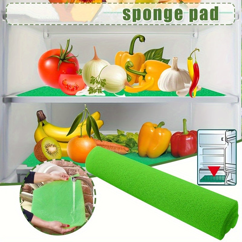 Set of 5 Reusable Fruit and Vegetable Freshness Mats for Refrigerator Drawers
