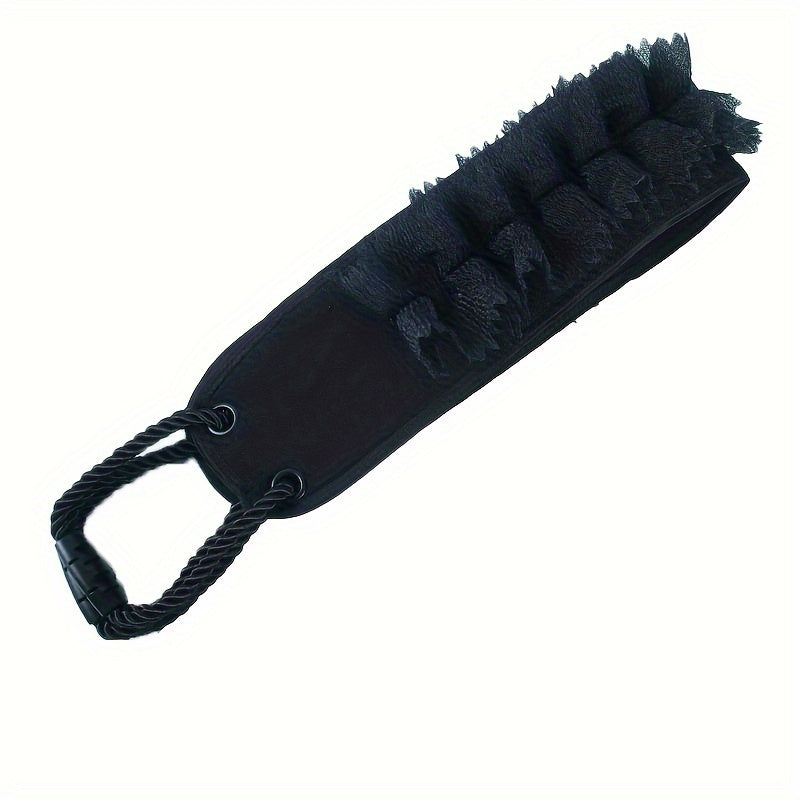 Hypoallergenic Polyester Bath Back Scrubber with Non-Slip Handle for Men and Women