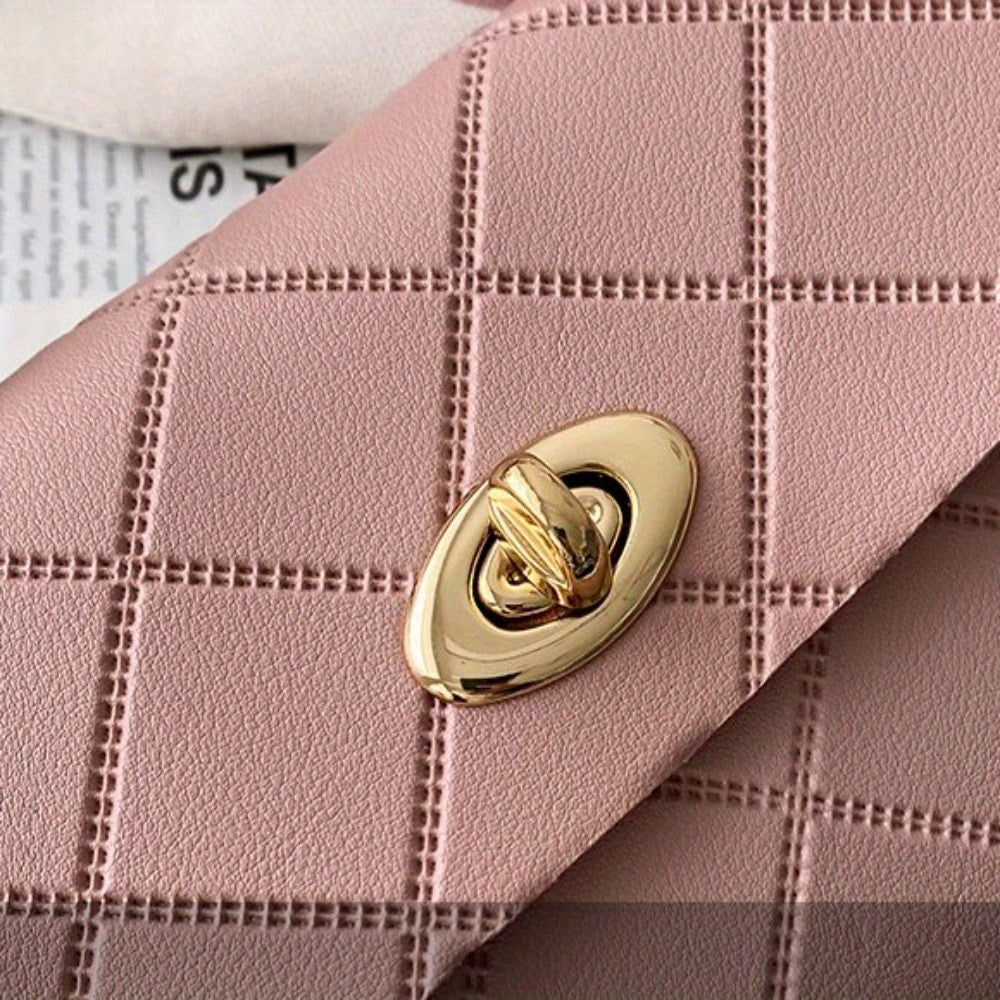 Стильная мини-сумка через плечо для женщин, однотонного цвета, с полиэстеровой подкладкой, надежным застежкой-ремешком, также доступна в красном/черном цвете.