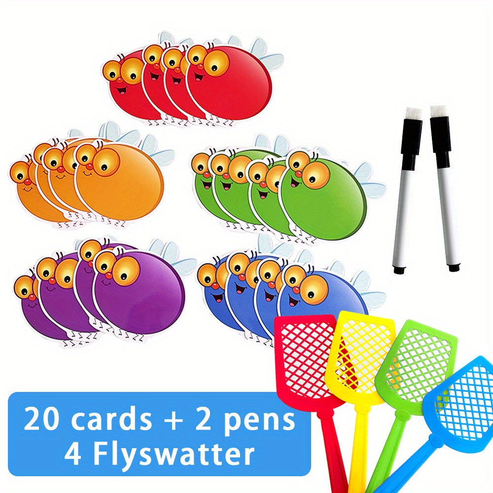 Educational Card Games for Preschool Homeschooling Phonics Math Brain Teasers Mixed Color