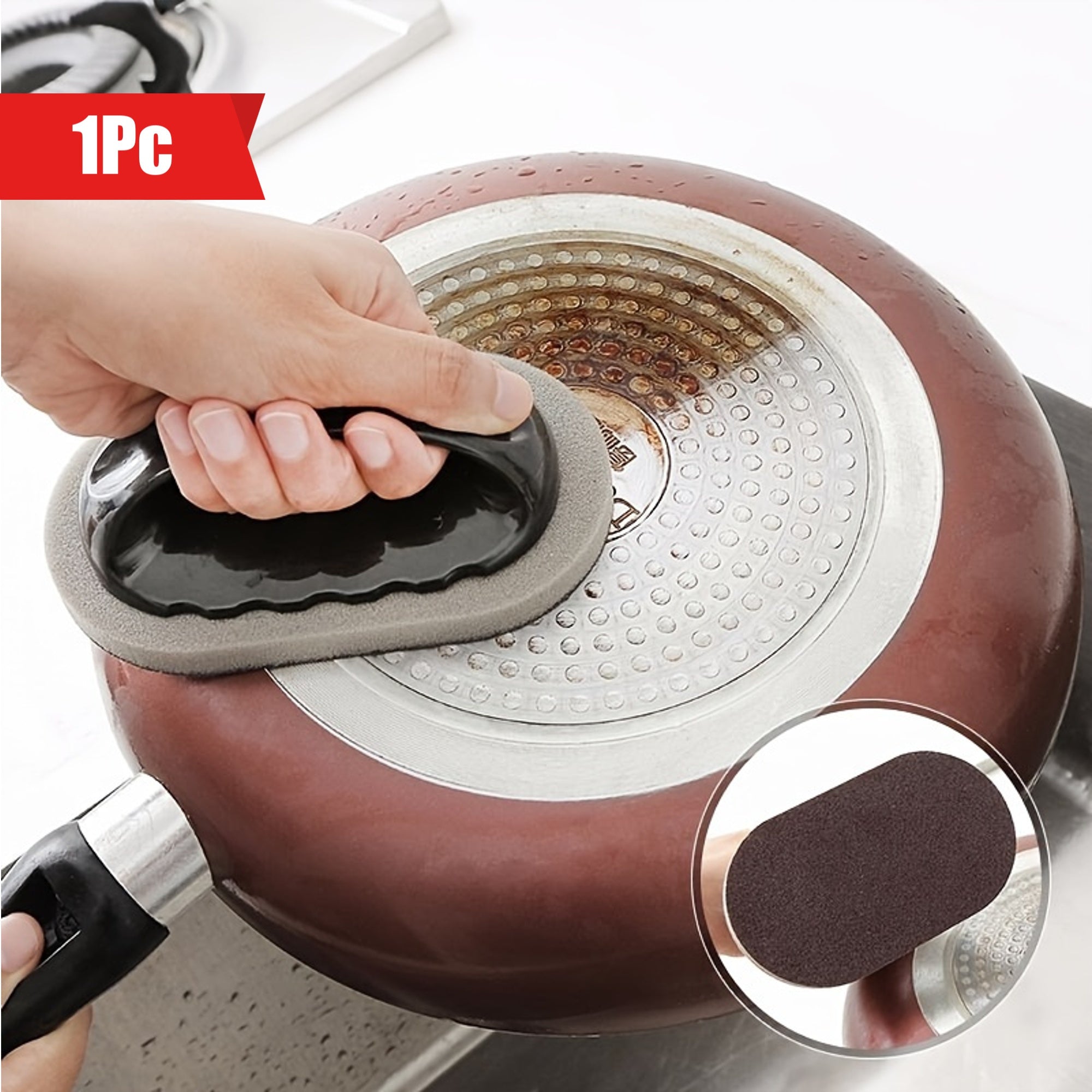 Sehrgacha tozalash - oshxona, hammom va boshqa joylar uchun yumshoq, bardoshli va mukammal Magic Sponge Brush! Qozonlar, skovorodkalar, asboblar va boshqalar uchun ideal. Ushbu kuchli tozalash vositasi bilan kirga xayr!.