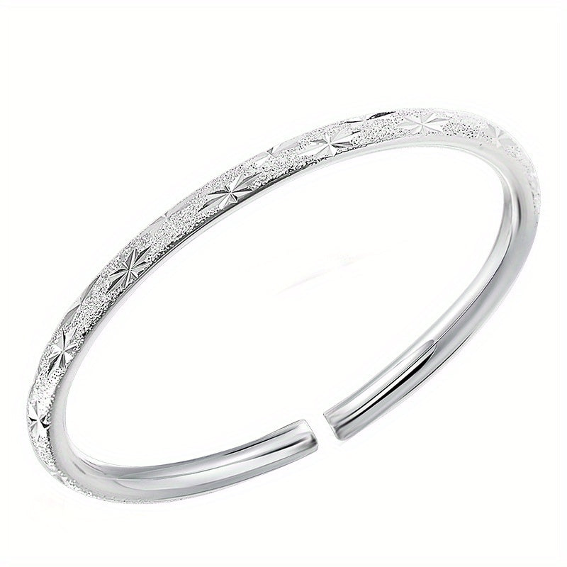 Unisex Sterling Silver Open Sky Full of Stars Bracelet for Women and Men