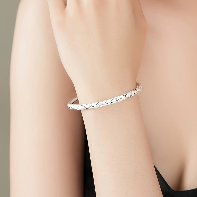 Unisex Sterling Silver Open Sky Full of Stars Bracelet for Women and Men