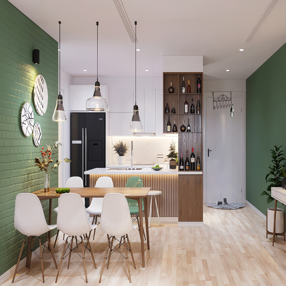 Oson o'rnatiladigan, burgusiz ishlatiladigan, palto, kalit va soyabonlar uchun osma metall saqlash tokchasi. Kirish joyi, yotoqxona, hammom yoki oshxona uchun juda mos. Oddiy uslubdagi eshik.