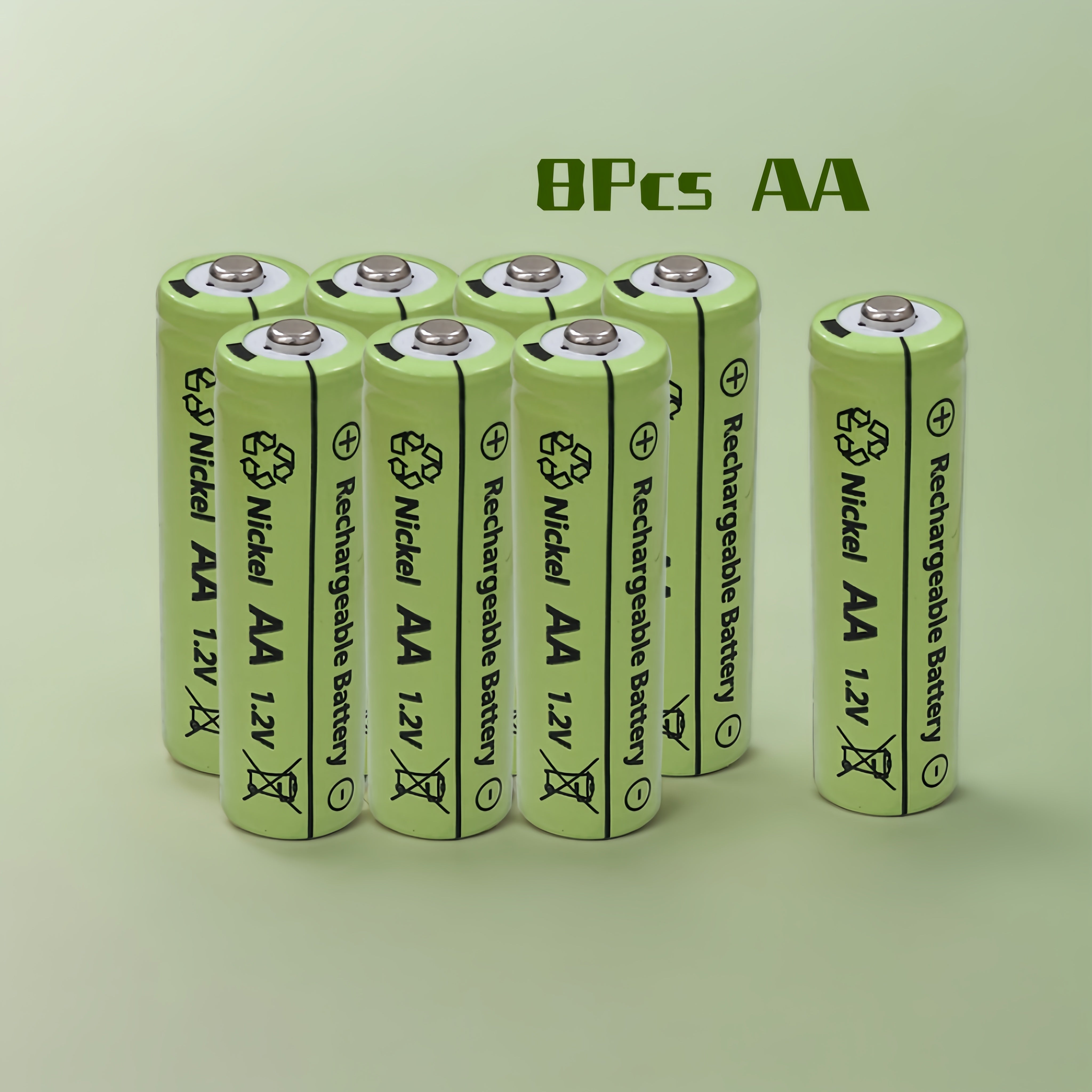Rechargeable AA AAA Batteries 1.2V High Capacity Long-Lasting Power