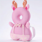 Kids Safety Backpack Blue Polyester with Head Protection Cushion