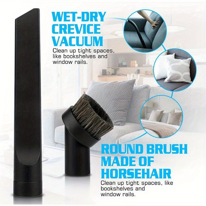 "Changyutgich Aksessuarlar To'plami - 6 dona, 32mm mos, qo'shimcha nozzle va cho'tkalar bilan yerdan toza qilishni yaxshilash uchun"