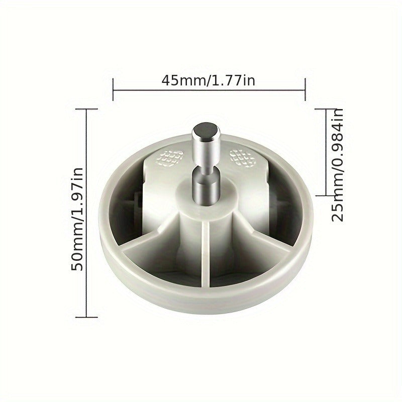 Set of 2 Front Casters for Robotic Vacuum Cleaner, Tough Plastic, Easy Attachments