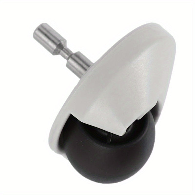 Set of 2 Front Casters for Robotic Vacuum Cleaner, Tough Plastic, Easy Attachments