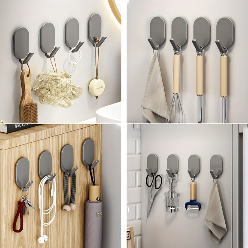 Gancho para toallas de pared multifuncional que ahorra espacio para baño y cocina