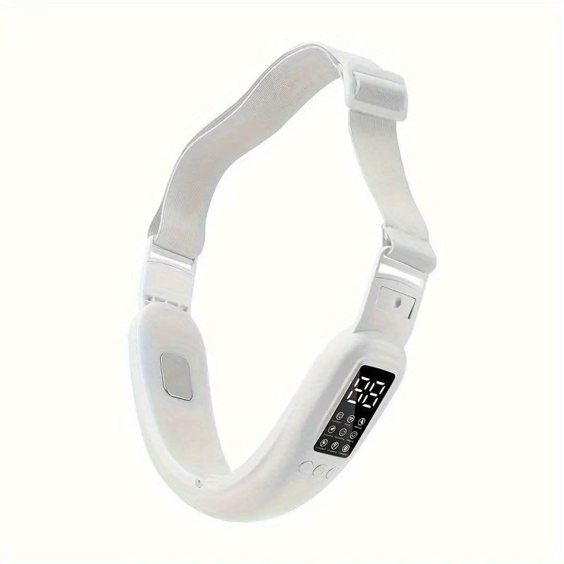 Портативный массажер для лица и шеи для женщин с перезаряжаемой литий-полимерной батареей USB и регулируемой интенсивностью