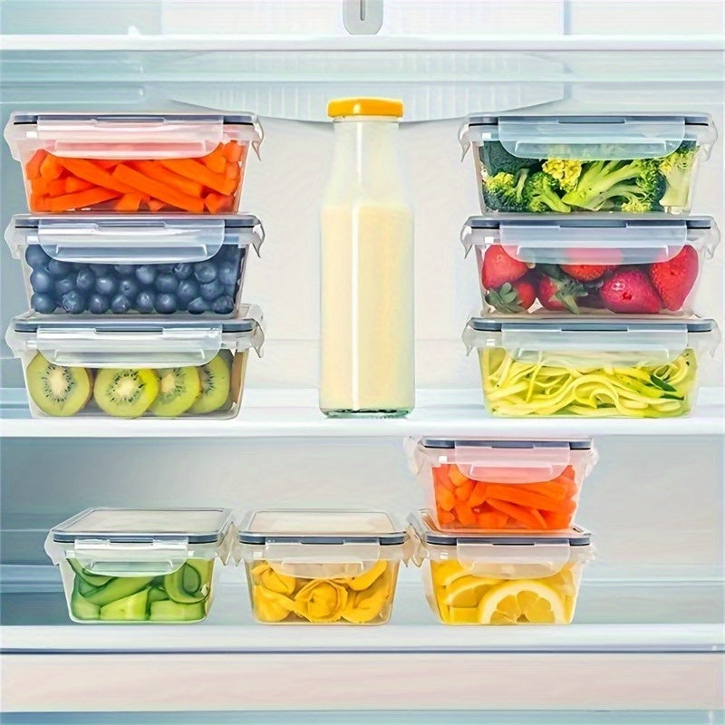 Kitchen Storage Containers Set with Labels and Lids Microwave Safe Airtight