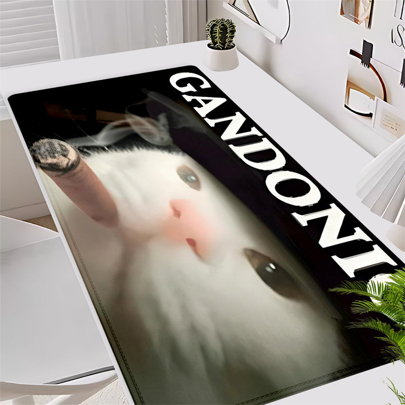 Humorous Cat Meme Mouse Pad Non-slip Durable Office Desk Gift Large Size