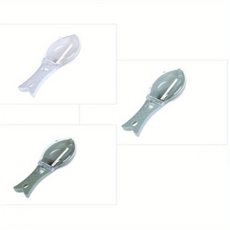 Fish Scale Remover Tool with Storage Box Kitchen Scraper for Cooking Camping and Dining