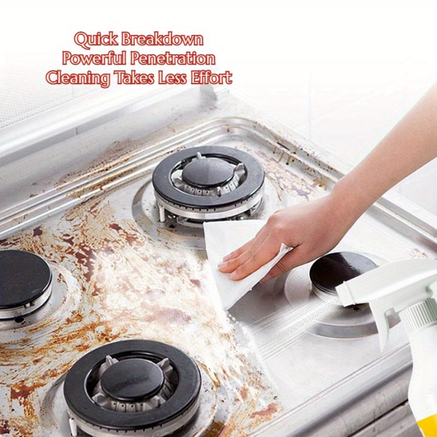 H4Cacle Og'ir Yuk Ko'taruvchi Yog' O'chiruvchi Sprey, Metall Sirt Tozalovchi, 1L - Kuchli Oshxona Yog'i va Tutun Dog'larini Yo'qotuvchi Gidrogen Peroksid bilan