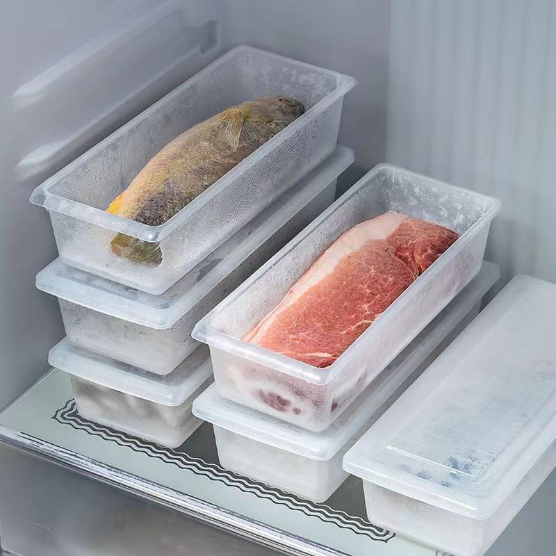 Refrigerator Fresh-Keeping Box with Drainage Food-Grade Odor-Resistant