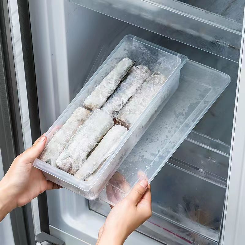 Refrigerator Fresh-Keeping Box with Drainage Food-Grade Odor-Resistant