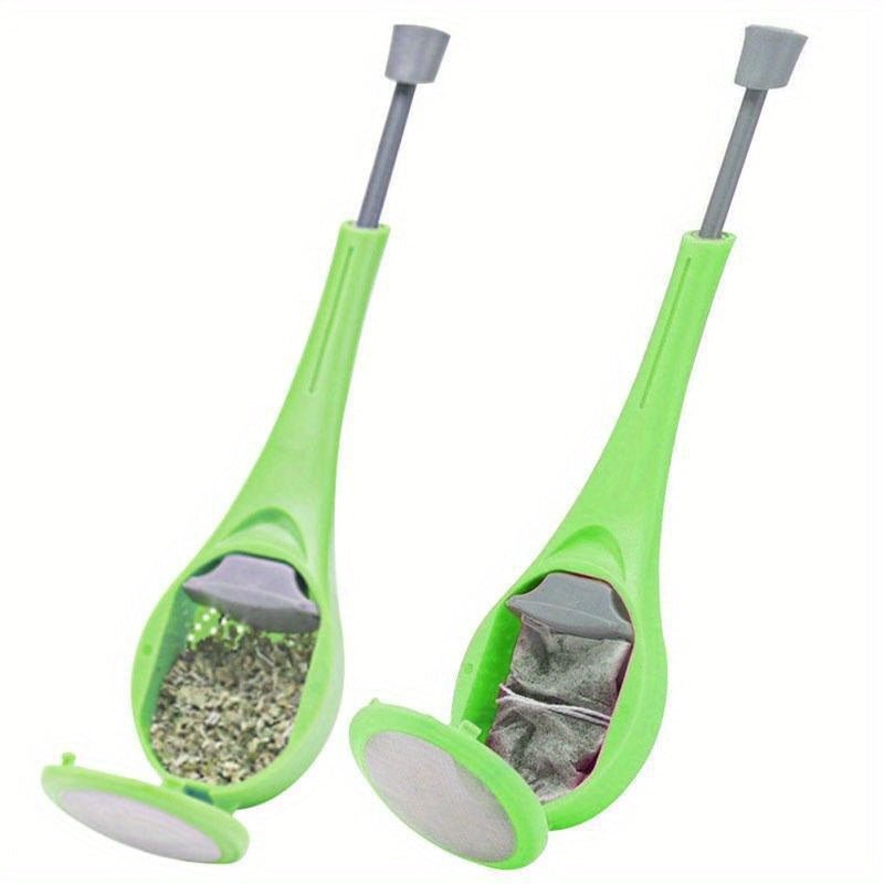 Total Tea Infuser Metal Strainer with Stirring Handle for Loose Leaf Tea and Coffee