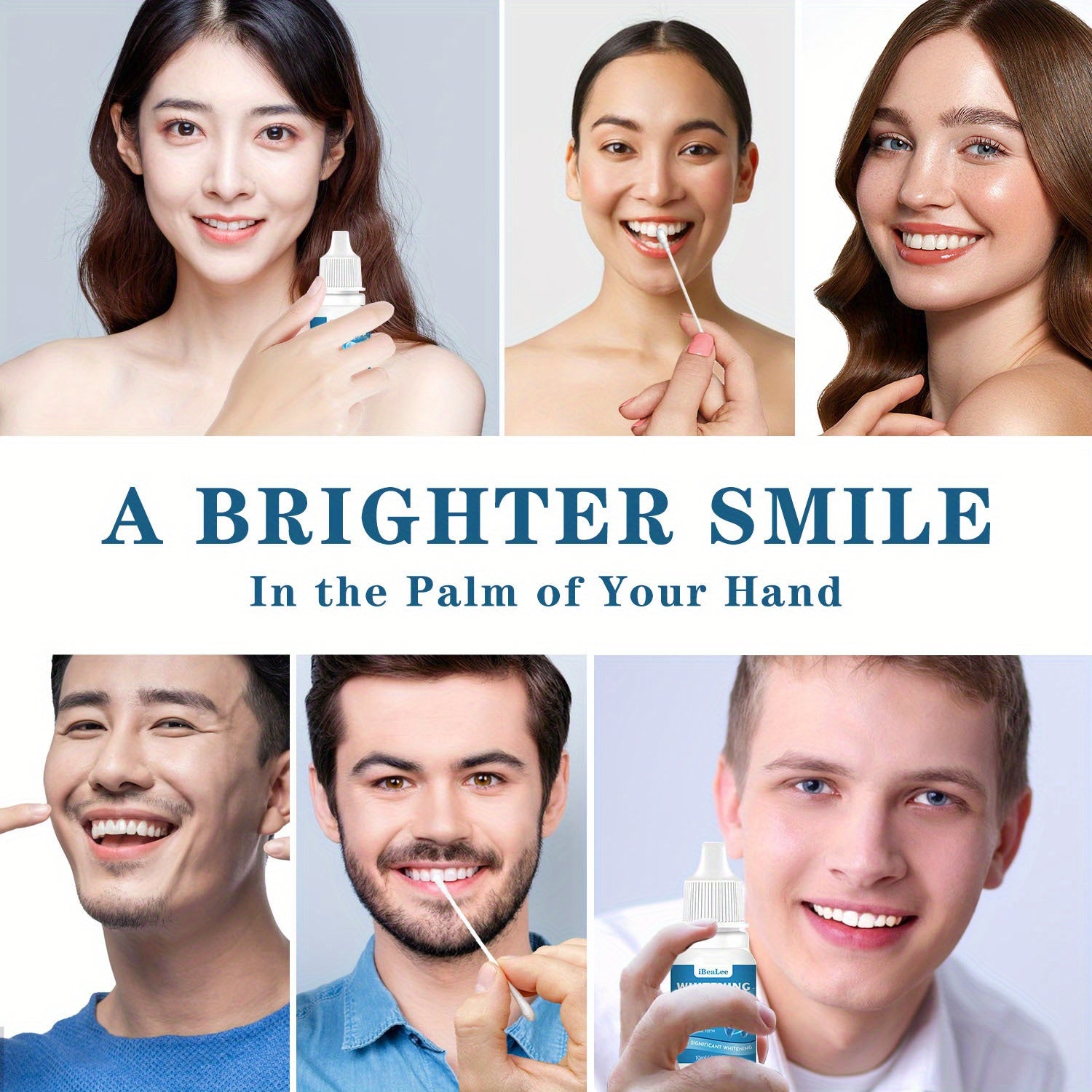 Dişlarni oqartirish uchun serum jel, chuqur tozalash, nane, yorqinlashtiruvchi diş oqartiruvchi, 10ml