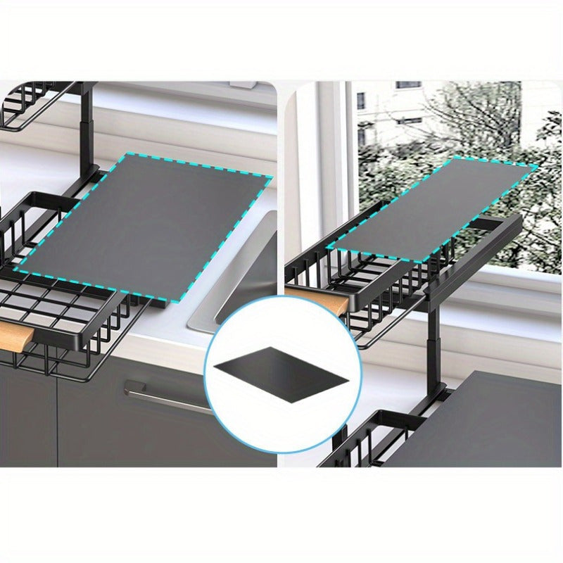 Metal Pull-Out Cabinet Organizer for Kitchen Storage, Durable and Easy to Install