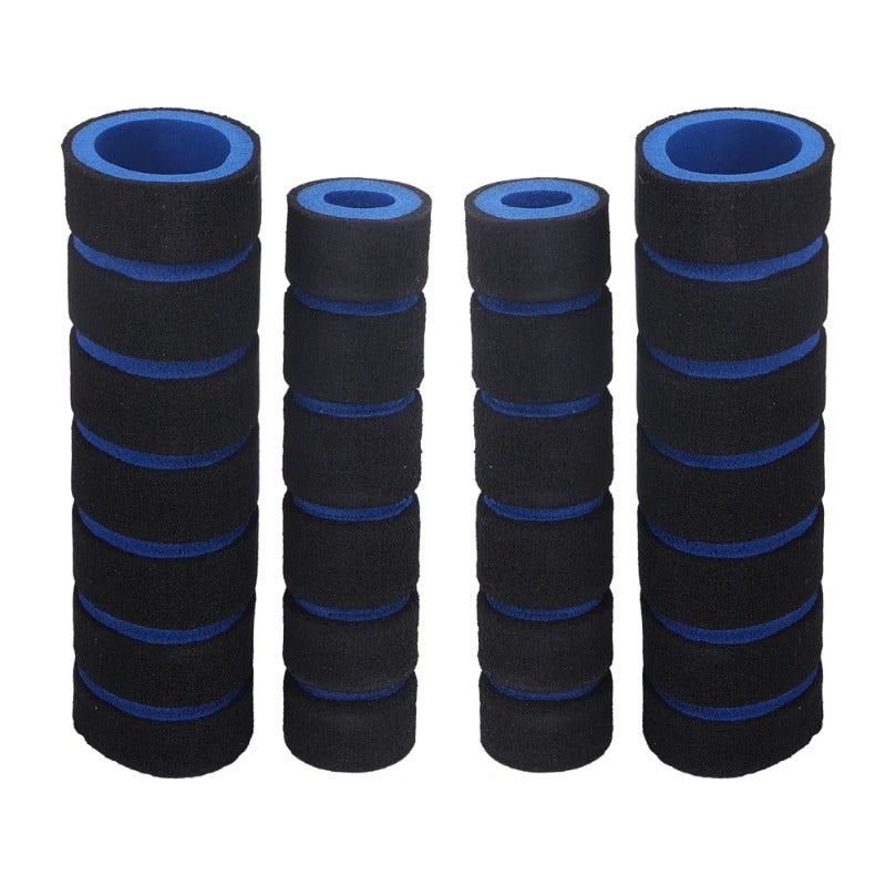 4 Pieces Foam Handlebar Grip Covers Anti-Slip Soft Bicycle Motorcycle Accessories