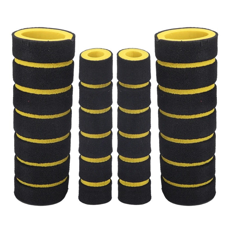 4 Pieces Foam Handlebar Grip Covers Anti-Slip Soft Bicycle Motorcycle Accessories