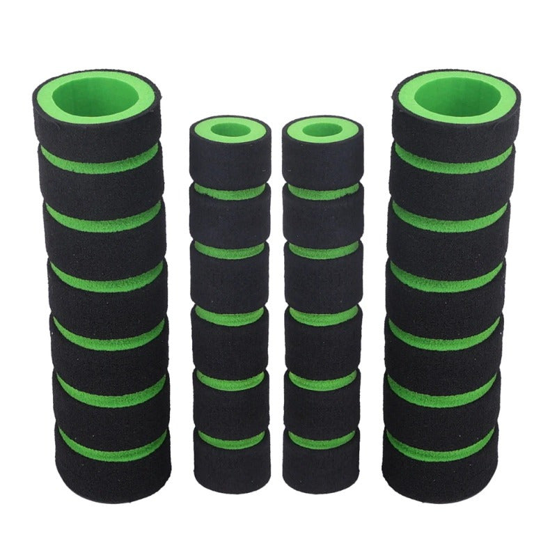 4 Pieces Foam Handlebar Grip Covers Anti-Slip Soft Bicycle Motorcycle Accessories